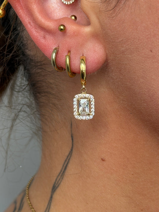 Boucle d’oreille Ambre